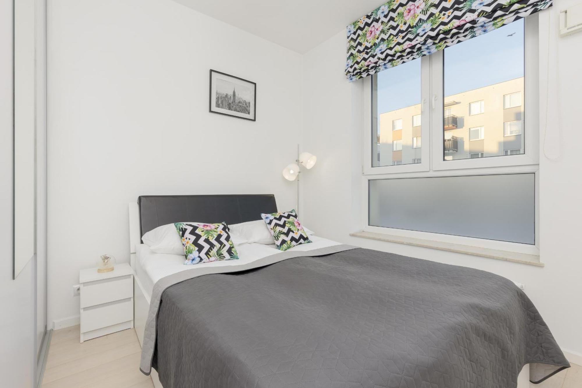 Subtle Colors In With Furnished Balcony By Renters Butas Warsaw